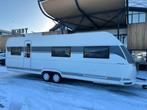 Hobby 720 UKFe Prestige 2024 NIEUW BINNEN, Caravans en Kamperen, Treinzit, Bedrijf, 7 tot 8 meter, Hordeur