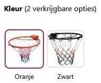 Basketbalring basketbal basketbalnet zwart GRATIS BEZORGD!, Verzenden, Nieuw, Ring, Bord of Paal