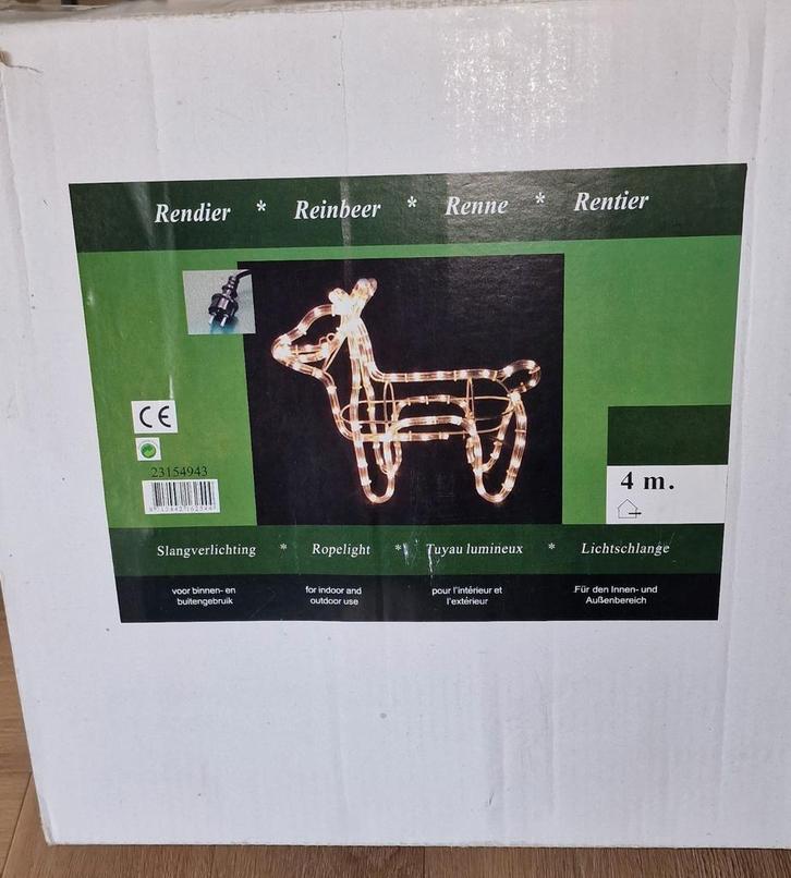 Nog nw.Rendier LED verlichting voor zowel buiten als binnen, Diversen, Kerst, Zo goed als nieuw, Ophalen of Verzenden