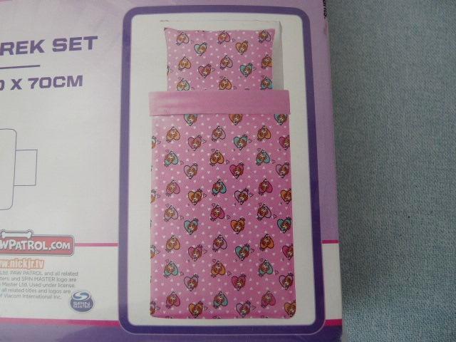   Paw Patrol Mighty Movie Dekbedovertrekset Roze - 140x200 -, Kinderen en Baby's, Kinderkamer | Beddengoed, Nieuw, Dekbedovertrek