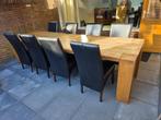 Grote tafel en bijpassende salontafel, Huis en Inrichting, Ophalen, Overige materialen, Gebruikt, 200 cm of meer