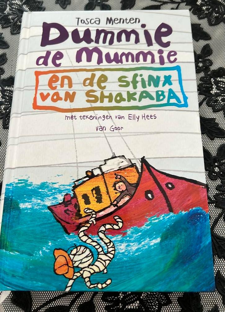 Dummie de Mummie en de sfinx van Shakaba. Deel 3, Boeken, Kinderboeken | Jeugd | 10 tot 12 jaar, Zo goed als nieuw, Ophalen of Verzenden