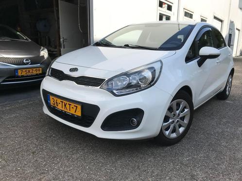 Kia Rio 1.2 CVVT PLUS PACK 5DRS 2012 Wit Airco NAP Garantie, Auto's, Kia, Bedrijf, Te koop, Rio, ABS, Adaptive Cruise Control