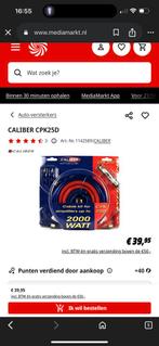 Versterker kabels 2000watt, Ophalen of Verzenden, Zo goed als nieuw