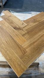 Aanbieding Eiken vloer visgraat XXL parket multiplank, Parket, Nieuw, Ophalen of Verzenden, 10 m² of meer