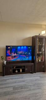 TV Meubel met Vitrinekast, Ophalen, Glas, 150 tot 200 cm, Zo goed als nieuw