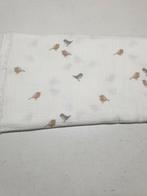 Hydrofile wit vogeltjes (138), Hobby en Vrije tijd, Stoffen en Lappen, 120 cm of meer, Wit, Nieuw, Ophalen of Verzenden