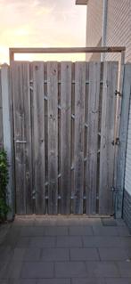 Poortdeur 130x200, Tuin en Terras, Ophalen, Hout, Minder dan 3 meter, 1 tot 2 meter