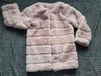 Roze faux fur jas maat 140, Meisje, Ophalen of Verzenden, Zo goed als nieuw, Onbekend