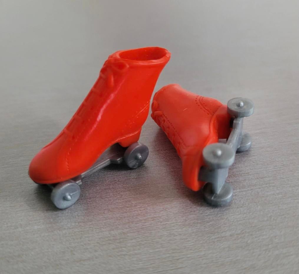 Vintage barbie rolschaatsen, Ophalen of Verzenden, Zo goed als nieuw