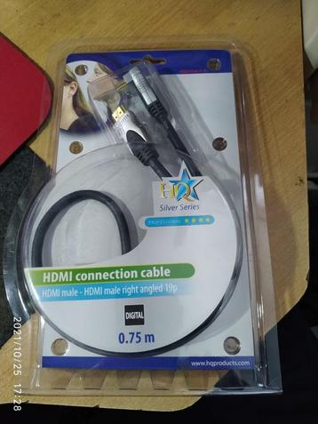 HQ - 1.3 HDMI kabel - eenzijdig haaks beschikbaar voor biedingen