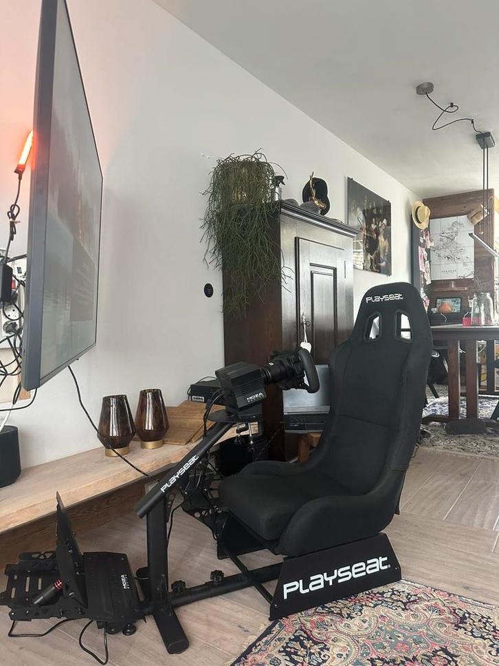 MOZA R5 simrig compleet, Spelcomputers en Games, Spelcomputers | Overige Accessoires, Zo goed als nieuw, Ophalen