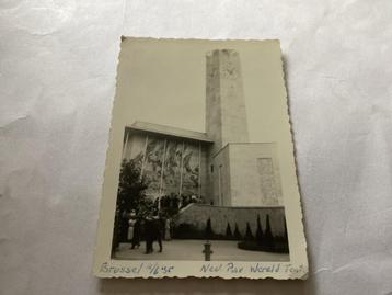 Oude Foto: Nederlands Paviljoen Wereldtentoonstelling Brusse beschikbaar voor biedingen