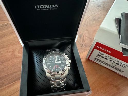 Honda Steel Chronograph Watch, Sieraden, Tassen en Uiterlijk, Horloges | Heren, Nieuw, Polshorloge, Overige merken, Staal, Staal