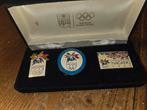 oude nagano 1998 olympische set, Verzamelen, Speldjes, Pins en Buttons, Verzenden, Zo goed als nieuw, Sport, Speldje of Pin