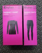 Nieuwe Thermokleding Set Dames - Shirt + Broek S, M, L, XL, Zwart, Maat 42/44 (L), Ophalen of Verzenden, Hardlopen of Fietsen