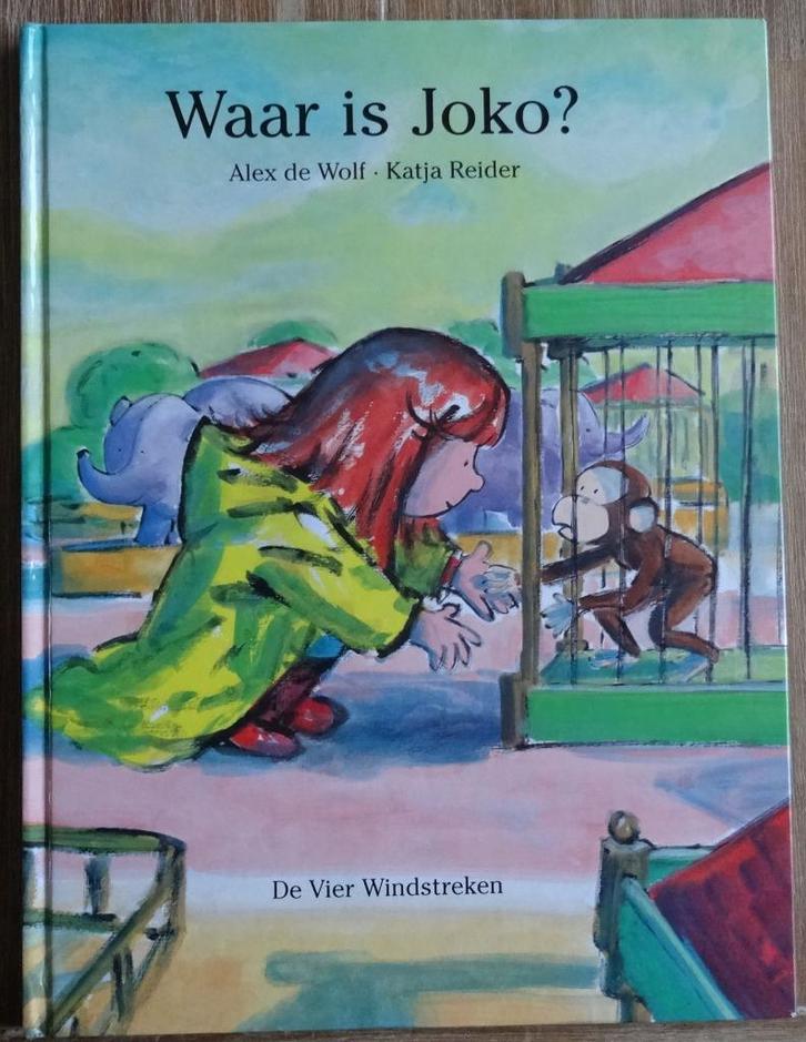 Waar is Joko  - Alex de Wolf en Katja Reider, Boeken, Kinderboeken | Kleuters, Zo goed als nieuw, Fictie algemeen, 4 jaar, Jongen of Meisje