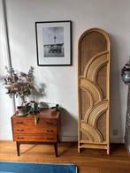 Vintage Rotan rattan bamboe Kamerscherm - 3 Panelen, Huis en Inrichting, Woonaccessoires | Kamerschermen, Ophalen, Gebruikt
