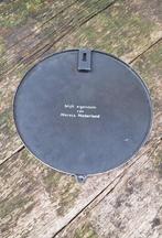 Emaille bord Horeca-Nederland Langcat Bussum, new old stock., Reclamebord, ., Ophalen of Verzenden, Zo goed als nieuw