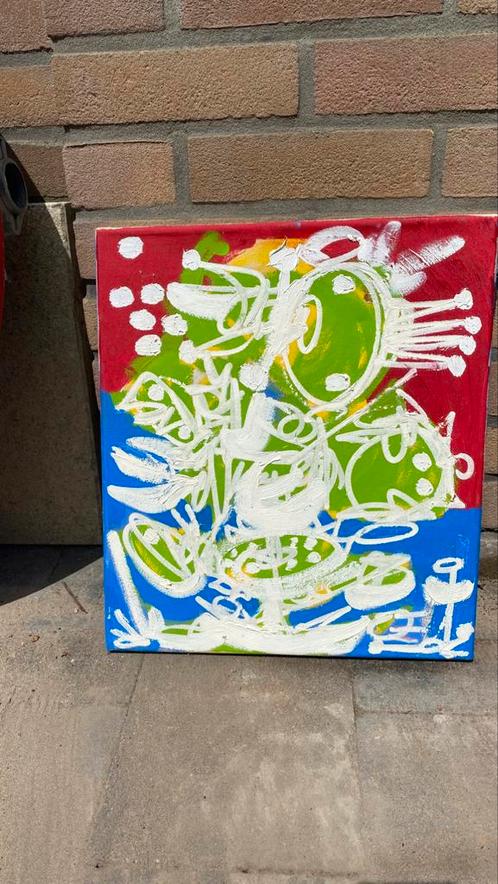 Abstract schilderij door MARC, Antiek en Kunst, Kunst | Schilderijen | Abstract, Ophalen of Verzenden
