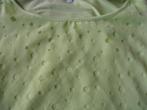 Groen shirt met gaten, korte mouw, maat S., Ophalen of Verzenden, Korte mouw, Maat 36 (S), Gedragen