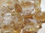 mi. 2x 100Kt ruwe edelstenen CITRIENKWARTS (1), Verzenden, Mineraal