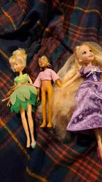 Doornroosje Disney barbies rapunzel tinkerbell shanti, Verzamelen, Disney, Ophalen of Verzenden, Overige figuren, Gebruikt, Beeldje of Figuurtje