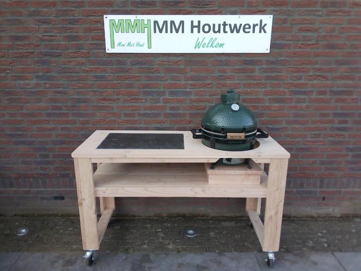 mini max tafel buitenkeuken green egg mini-max joe junior, Tuin en Terras, Buitenkeukens, Nieuw, Gas, Ophalen