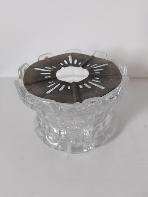 Vintage theelicht Verkade met waxinelichthouder, Antiek en Kunst, Curiosa en Brocante, Ophalen of Verzenden