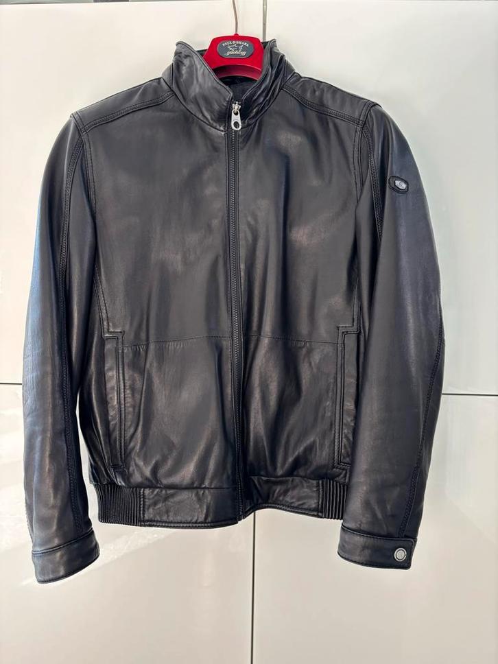 Trapper leren jas maat 50 - Zo goed als nieuw!, Kleding | Heren, Jassen | Winter, Zo goed als nieuw, Maat 48/50 (M), Zwart, Ophalen of Verzenden