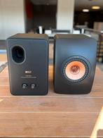 KEF LS50 Meta (Zwart, Open doos), Audio, Tv en Foto, Luidsprekers, Zo goed als nieuw, 120 watt of meer, Front, Rear of Stereo speakers