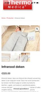 Infrarood Deken - Ontspanning en Wellness voor Thuis, Ophalen of Verzenden, Zo goed als nieuw, Infrarood, Toebehoren