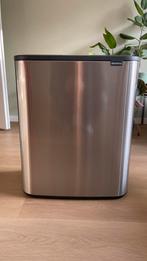 Brabantia Bo Touch Bin 60L, Ophalen, Gebruikt, 50 tot 75 cm, 40 liter of meer