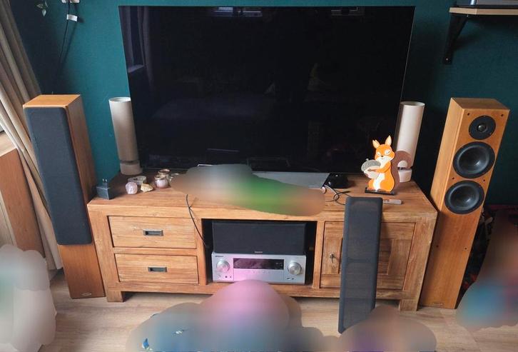 Tannoy Revolution R2 vloerstaanders, Audio, Tv en Foto, Luidsprekers, Gebruikt, Front, Rear of Stereo speakers, 120 watt of meer