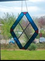 Glas in lood raamhanger diamant, Ophalen of Verzenden, Zo goed als nieuw
