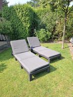 2 Allibert ligbedden inclusief ligbedkussen, Tuin en Terras, Ophalen, Zo goed als nieuw, Wicker