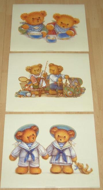 POSTER 50X40 CM KINDER DIVERSEN BEREN COLL 1 7 POSTERS NIEUW beschikbaar voor biedingen