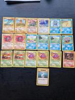 Pokemon Base Set Kaarten - 19 stuks, Ophalen of Verzenden, Gebruikt, Meerdere kaarten