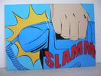 vintage pop art Ikea Solmyra SLAMM, Antiek en Kunst, Kunst | Schilderijen | Abstract, Ophalen