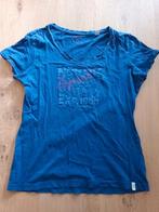 Katoenen T-shirt T shirt top Esprit sports maat L katoen, Blauw, Maat 42/44 (L), Ophalen of Verzenden, Korte mouw