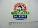 sticker oud AJAX RUUD KROL Danone ijs retro voetbal vintage, Verzenden, Zo goed als nieuw, Bedrijf of Vereniging