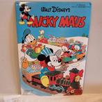 Disney Micky Maus emaille poster vintage titelseite 1953, Mickey Mouse, Ophalen of Verzenden, Plaatje of Poster, Zo goed als nieuw