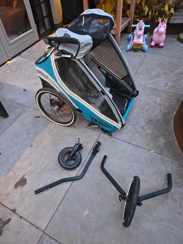 Qeridoo Kidgoo 2 Sport Fiets/Wandelkar beschikbaar voor biedingen