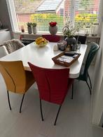 5 Montis Spica stoelen in diverse kleuren, Huis en Inrichting, Stoelen, Ophalen, Gebruikt, Overige kleuren, Metaal
