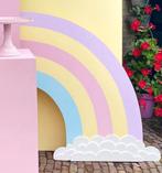 Regenboog backdrop achtergrond decoratie feesten, Ophalen, Zo goed als nieuw