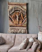 prachtig groot retro vintage wandkleed, Huis en Inrichting, Ophalen of Verzenden, Zo goed als nieuw