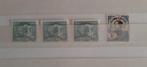 4 Oude Klassieke Postzegels Indochina Nr. 1 Gestempeld, Postzegels en Munten, Midden-Oosten, Ophalen, Gestempeld