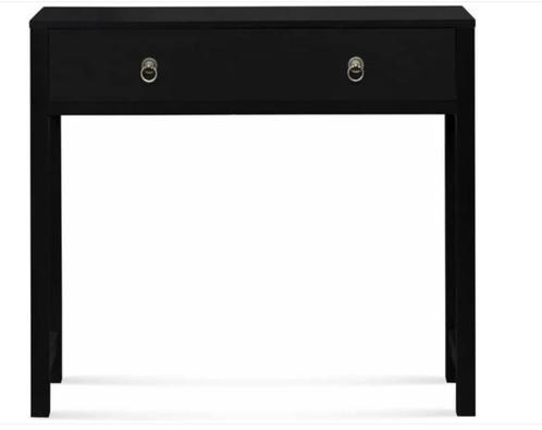 zwarte wandtafel, Huis en Inrichting, Tafels | Sidetables, Nieuw, 25 tot 50 cm, 200 cm of meer, Rond, Ophalen of Verzenden