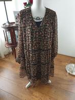 Hele mooie strokenrok jurk  46, Ophalen of Verzenden, Zo goed als nieuw, Maat 46/48 (XL) of groter, Onder de knie