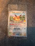 Eevee Reverse Cosmo holo Pokemon Day Stamp, Ophalen of Verzenden, Zo goed als nieuw